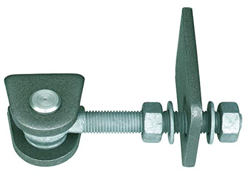 Alberts 411060 Torband | für 180° Öffnung | kurze Ausführung | feuerverzinkte Schrauben und Muttern, Bolzen und Splint aus Edelstahl | Gewinde M16