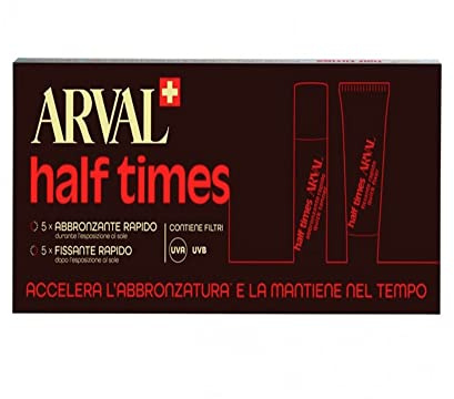 Arval Sun Half Times Quick Tanning Set, 5 bottles, 10 ml -