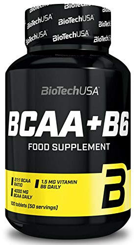 Biotech BCAA Plus B6 Supplement - Pack of 100 Tablets
