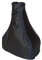 Für Vauxhall Opel Tigra A 1994–2001 Schaltsack schwarz Leder blau Nähten