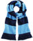 Beechfield Unisex Stadium Scarf Schal, Mehrfarbig (French Navy/Sky Blue 00), One Size