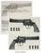 2 x Revolver Tattoo - Guns mit Patronen - Gangster Tattoo links rechts (2)