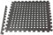 MP Essentials Soft Padded Eva Foam Floor Mat Tiles for Awnings, Tents, Gyms & Marquees (Black, 4 Tiles = 16 Square Feet)