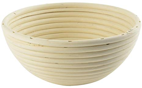 Cesta per fermentazione per pane a forma di tubo a pedale, rotonda, 1,5 kg, SC185
