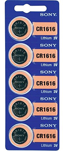 Sony CR1616BEA Batterien für Taschenrechner und andere elektronische Geräte, 5 Stück