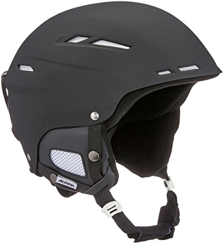 ALPINA Biom Skihelm, Black Matt, 54-58 cm