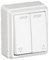 Efapel Serie 3700 – Interrupteur pour volet roulant Serie 3700 Blanc