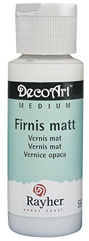 Rayher 38021000 – Barniz, Botella de 59 ml, Mate