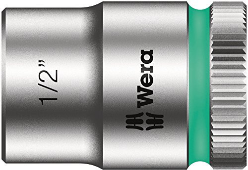 Wera 05003574001 1/2-Inch 8790 HMB Zyklop Socket with Hexagon Drive - Silver