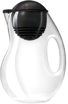 Bobble - Jarra con filtro (2 L), color negro
