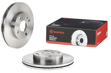 Brembo 09.5581.34 Vordere Bremsscheibe, Anzahl 2 | Kompatibel mit: MAZDA 323 C IV, 323 C V, 323 F IV, 323 F V, 323 P V, 323 S IV, 323 S V, DEMIO