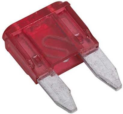 Sealey MBF1050 Automotive Mini Blade Fuse, Red