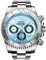 TEINTOP Loreo Armbanduhr für Herren Automatisch Multifunktion mit Edelstahlband (hellblau)