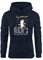 MoonWorks Damen Kapuzen-Pullover Hoodie Einhorn auf Schaukel Mir reicht`s ich GEH schaukeln Spruch Navy XS