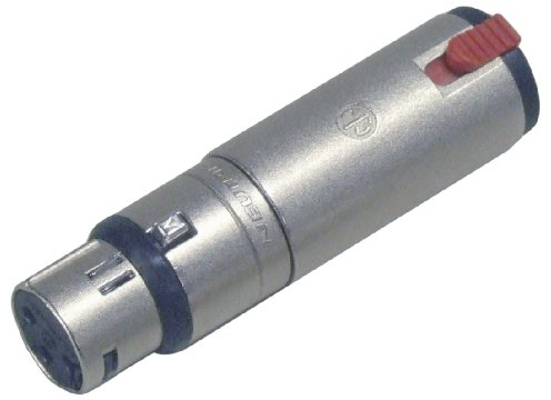 Neutrik NA3FJ 3 Pin XLR Female to 6.35mm Stereo Locking Jack Socket Adaptor