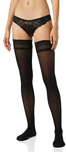 GLAMORY Vital 40 halterlose Stützstrümpfe-schwarz-44-46
