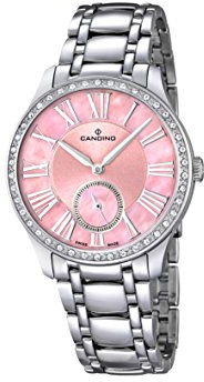 Candino Damen Analog Quarz Uhr mit Edelstahl Armband C4595/2