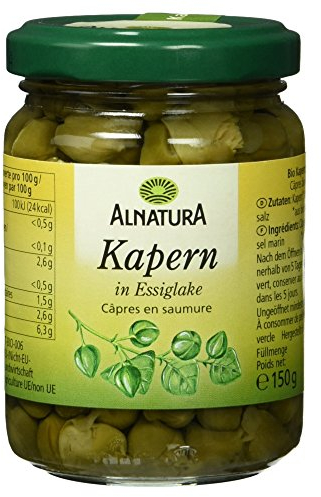 Alnatura Bio Kapern in Essiglake, 150g (Abtropgewicht - 90g)