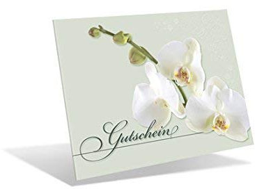 Premium Gutscheine als Klappkarten (10 Stück) mit rückseitiger Lasche verschließbar!