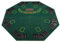 Nexos Trading Faltbare Tischauflage Casino Pokertisch Pokerauflage achteckig Holzverstärkt klappbar 120 x 120 cm Chiptray Getränkehalter inkl. Tragetasche