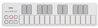 Korg Nanokey 2 white mini controller usb midi