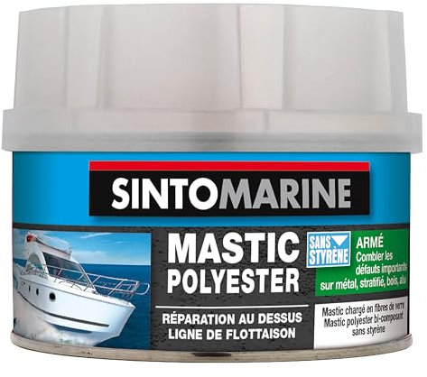 Sinto mastic polyester marine - Blanc