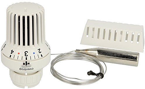 Oventrop Thermostat Uni XD mit Nullstellung, weiß Kapillarrohr 2000 mm