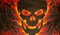 U24 Fahne Flagge Pirat Totenkopf Feuer Skull 90 x 150 cm