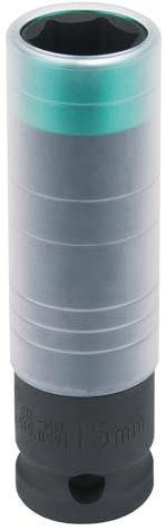 KS Tools SlimPOWER 1/2'Impact-Stecknuss, 15mm, auf Hänger