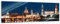 Bilderdepot24 Glasbild - Dresden Skyline bei Nacht - Deutschland - 120x40 cm - Deko Glas - Wandbild aus Glas - Bild auf Glas - moderne Bilderdepot24 Glasbilder - Glasfoto - Echtglas