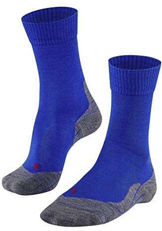 FALKE Men's TK5 Hiking Socks Light Cushioning Anti Blister Thin Mid-Calf Length Breathable Quick-Drying Climate-Regulating Odour-Neutralising Wool Functional Yarn 1 Pair