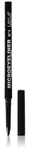 Layla Cosmetics Milano Micro Eyeliner Pencil No.1, 0.01 Ounce