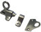 Satin Chrome Fanlight Catch 60mm Fan Light with 2 Keeps and screws