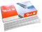 Peach PW079-10 Drahtbinderücken Easy-Wire, 3:1, 34 Ringe, A4, 100 Stück, 8 mm, silber