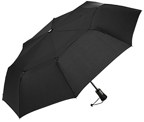 ShedRain WindPro, parapluie de voyage, compact et ventilé, à ouverture automatique, avec téflon, protection contre la pluie et le vent.