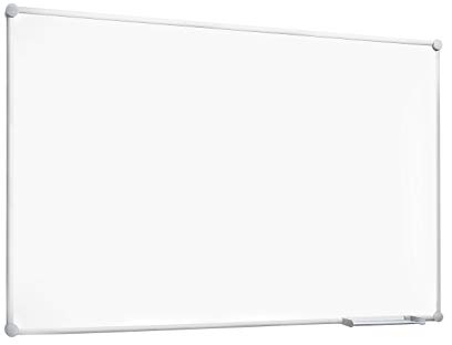 Whiteboard 2000 MAULpro, weiß kunststoffbeschichtet, Rahmen alusilber, 1200 x 900 mm