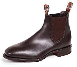 R.M. Williams Men's Comfort Craftsman Chestnut Braune Stiefel, Lederstiefel, Chelsea-Stiefel, Herrenstiefel 43.5 Chestnut