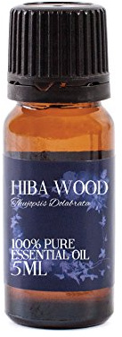Mystic Moments | Hiba-Holz Ätherisches Öl | 5ml | Thujopsis dolabrata verleiht Diffusoren, Ölmischungen und Duftformulierungen ein deep holzig Aroma.