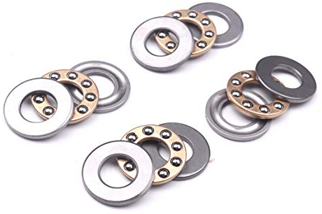 ATOPLEE 4pcs Miniatur-Axial-Kugeldrucklager F8-16M 8x16x5mm