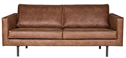 ESTO GmbH 2,5 Sitzer Sofa Rodeo Echtleder Leder Lounge Couch Garnitur Cognac