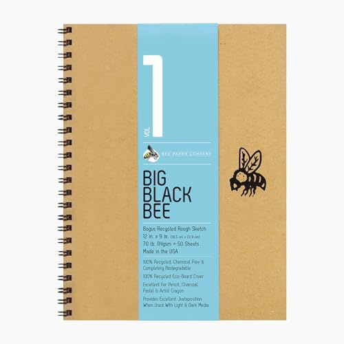 Bee Paper Company Big Black Bee Bogus Pad, 9 by 6-Inch