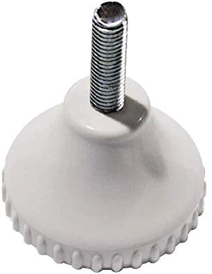 Polar Replacement Display Fridge Levelling Foot, Fits CB509 Model, White | Restores refrigeration unit stability on uneven catering floors, preventing unit wobble and protecting stock.