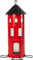 Wildlife Garden WG339 Kombi-Haus Samen Rot - Vogelfutterhaus aus Metall