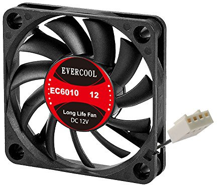 SHL Evercool 60mm 6cm 60 x 60 x 10 12 Volt PC case Fan (PWM)