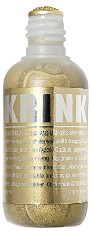 Krink K-60 Marcador de pintura permanente, dorado