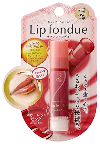Mentholatum Lip Fondue Scarlet Pink 4.2g - Feuchtigkeitsspendend, Schutz - Rosa - Glänzend - Geschmacksneutral - Tube - 1 Stück