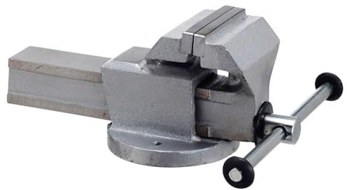 Maurer 89148 Schraubstock Fest, Stahl, 150 mm, grau