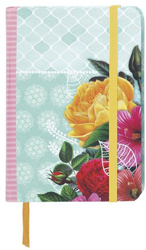 Moses 80571 Papier und Feder Eintragbuch Flowers