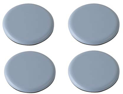 Metafranc Easyglider Ø 40 mm - selbstklebend - 4 Stück - PTFE Gleitoberfläche - Für ein leichtes Verschieben schwerer Möbel / Universales Möbelgleiter-Set / Teflongleiter / Bodengleiter / 645816