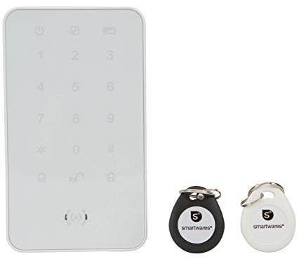 Smartwares Funk, Tastatur und 2 NFC Tags für Alarmsysteme, SA78C